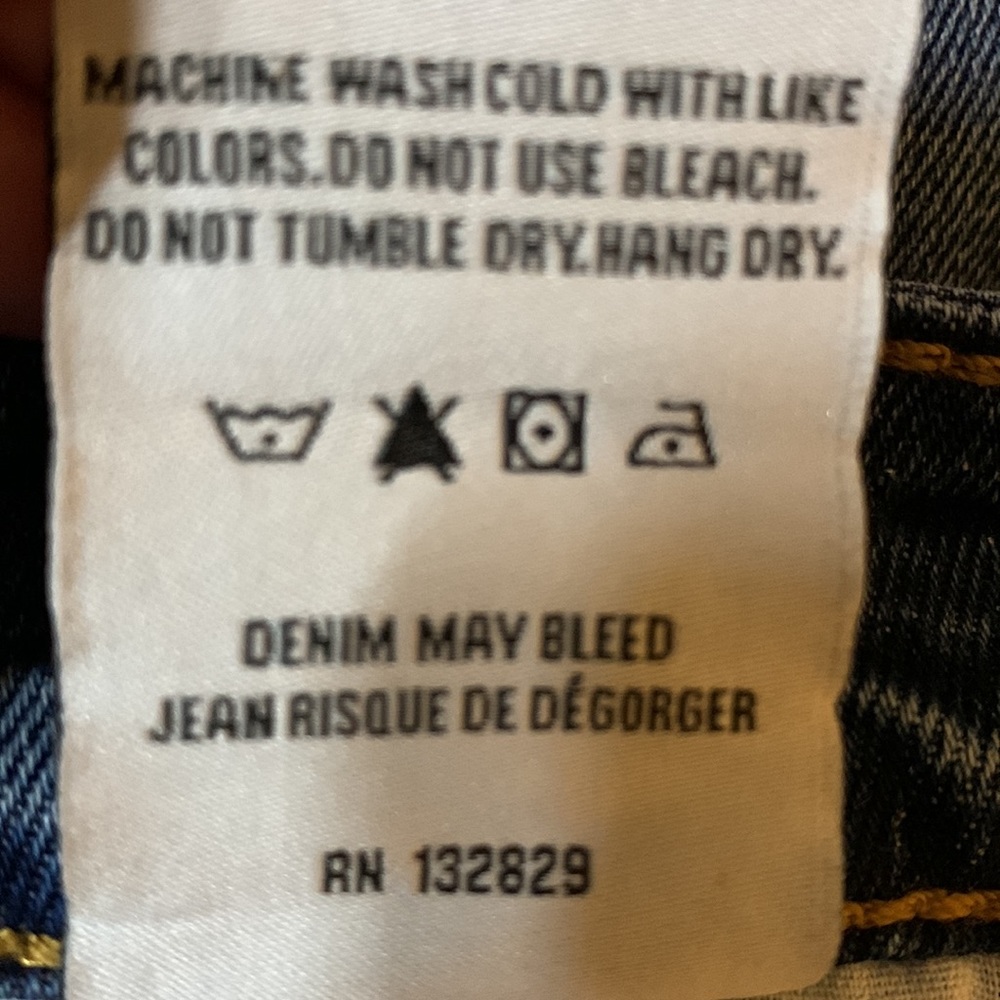 Lovers and Friends Ryan High Rise Straight, NWT, Distressed sustainable Denim - Picture 10 of 13